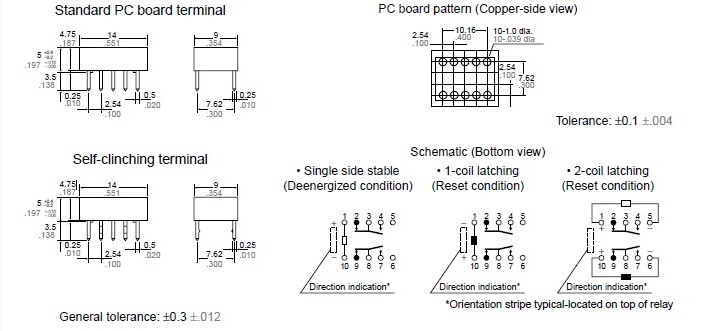 TQ2-5V dimensions