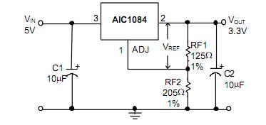 AIC1084-ADJ circuit diagram