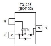 SI2305ADS pin configuration