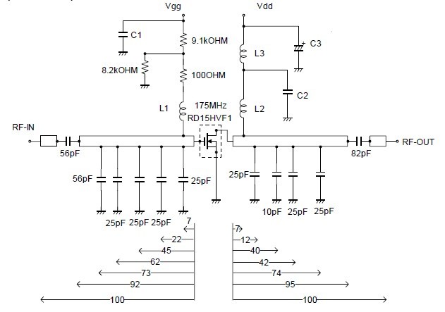 RD15HVF1 test circuit