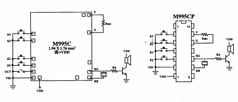 M995C-DB circuit diagram