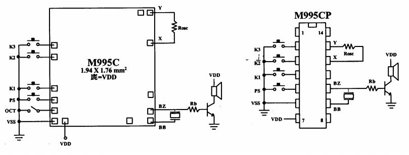 M995C-DB2 circuit diagram