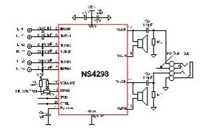 NS4298 typical application circuit