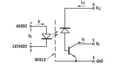 HCPL-M453-500E circuit diagram