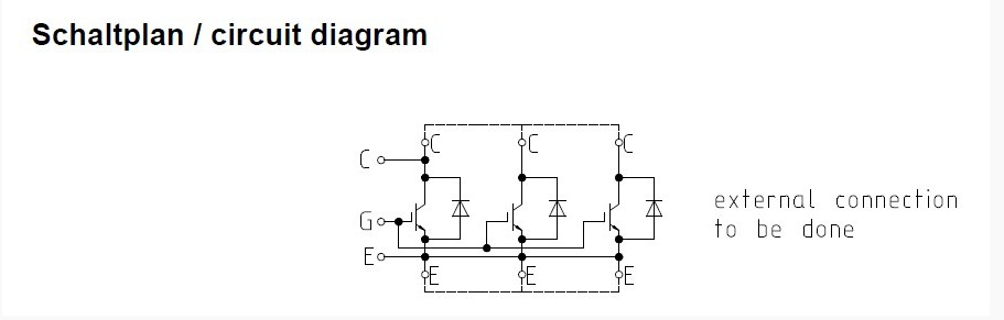 FZ1200R33KF2C circuit diagram
