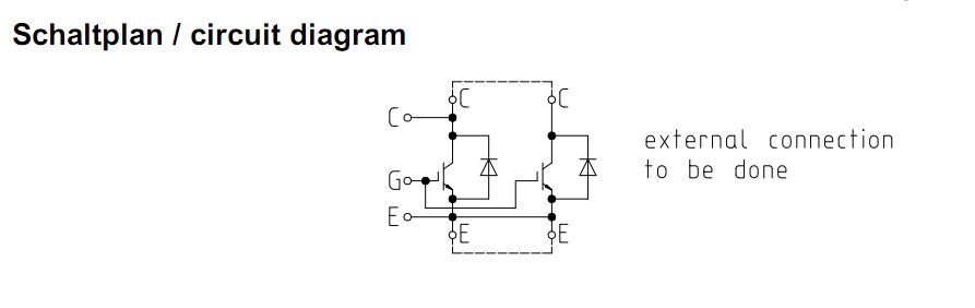 FZ1600R17KE3 circuit diagram