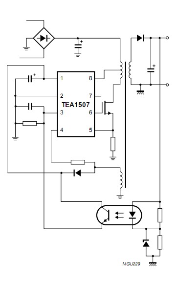 TEA1507T typical application