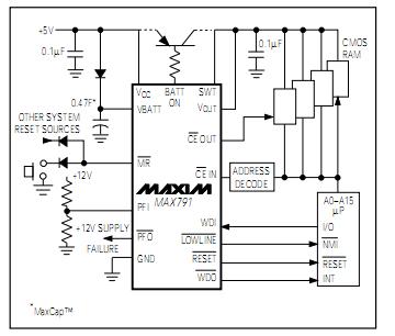 MAX791CPE circuit diagram