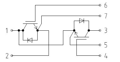 FF200R12KE3 circuit diagram
