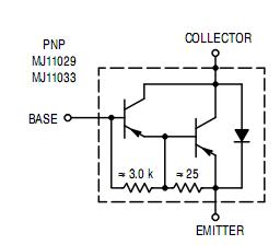 MJ11033G circuit diagram