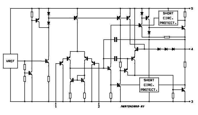 TDA2050 block diagram