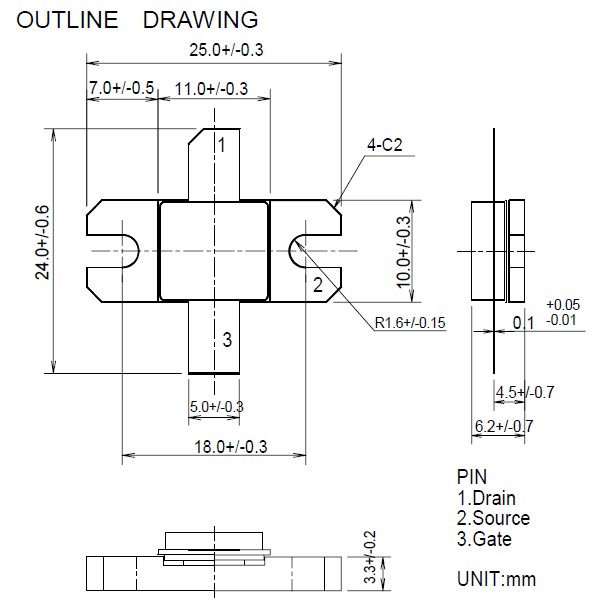 RD70HVF1 outline drawing