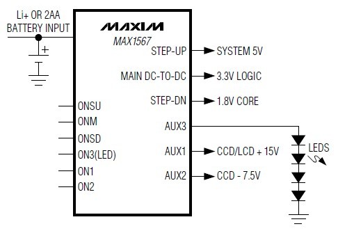MAX1566ETL+T diagram