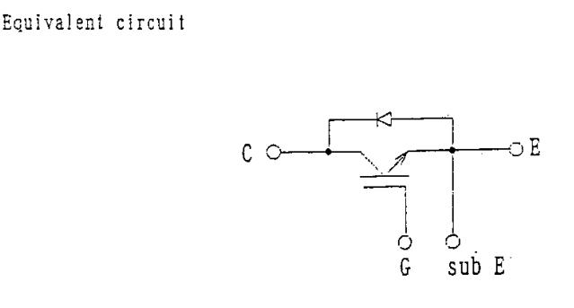 1MBI600PX-140-03 equivalent circuit