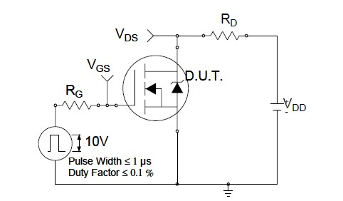IRF3205 Switching Time Test Circuit