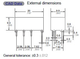 DS2Y-S-DC24V External dimensions