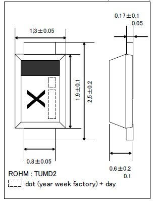RB161VA-20TR External dimensions