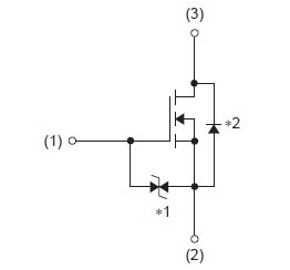 RTR025N05-TL Inner circuit