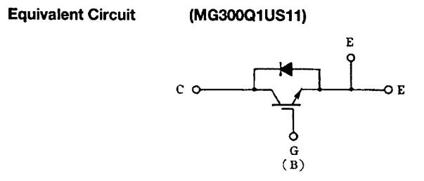 MG300Q1US21 equivalent circuit