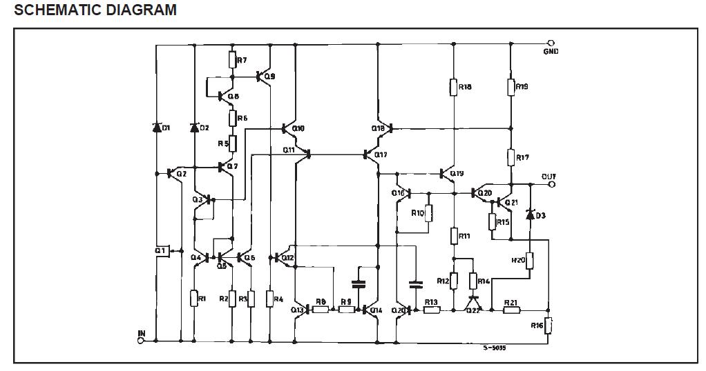 L7915CV schematic diagram
