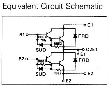 2DI75D-050A equivalent circuit schematic