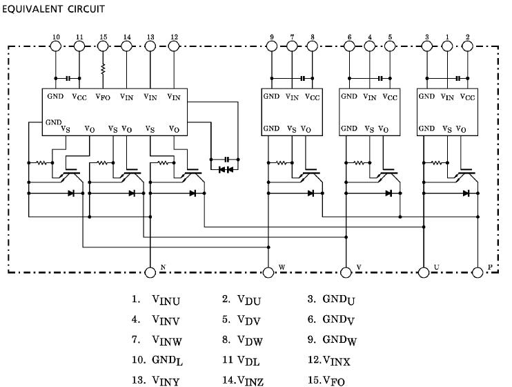 MIG30J102LA equivalent circuit
