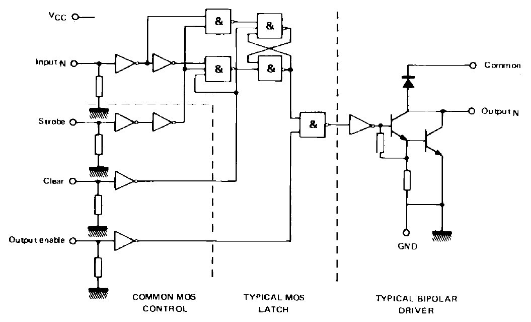 UCN4801A schematic diagram
