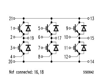 BSM75GD120DN2 Circuit Diagram
