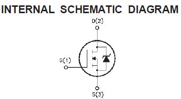 STW15NB50 internal schematic diagram
