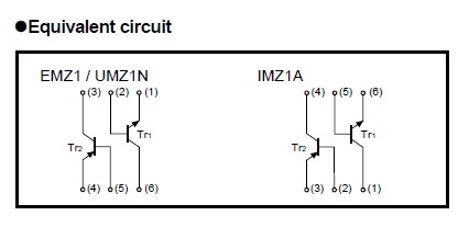 UMZ1NTR equivalent circuit