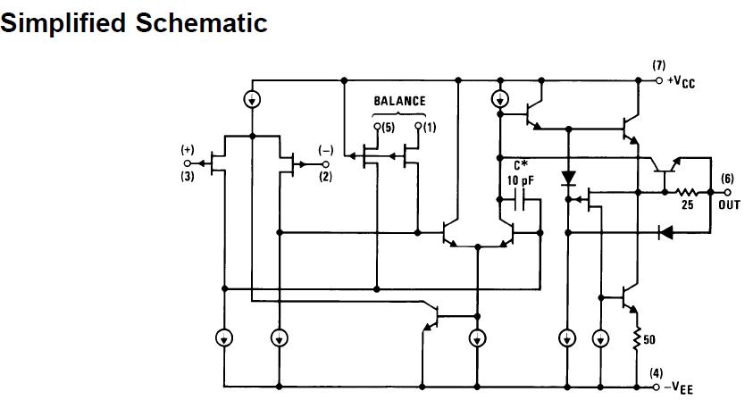 LF356N simplified schematic