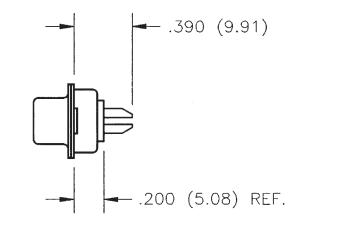 M24308/3-1F dimension figure