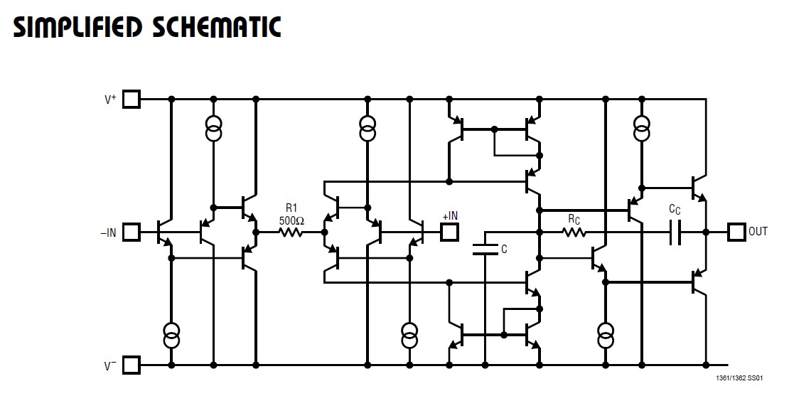 LT1361CS8 simplified schematic