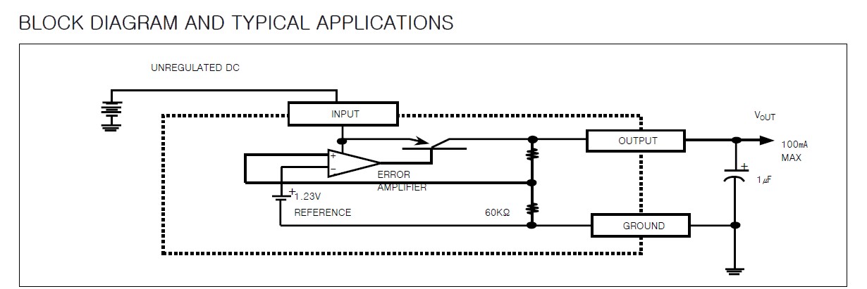 LM2950-3.3 block diagram