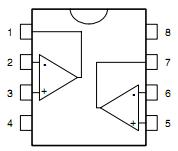 TL082CN pin configuration