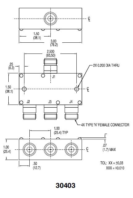 30403 outline drawings