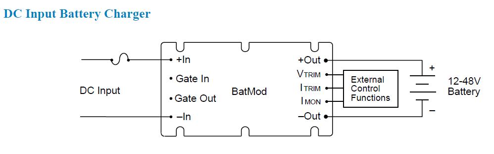 VI-253-CV DC Input Battery Charger