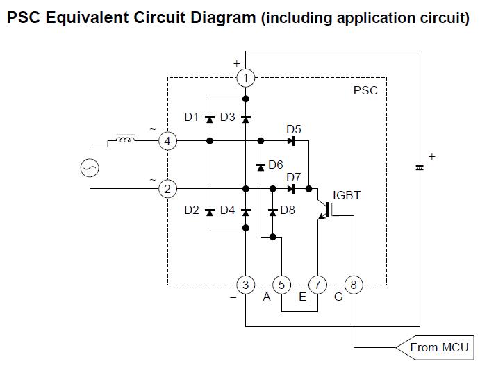 MP7003 PSC Equivalent Circuit Diagram