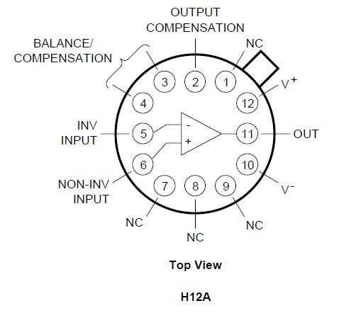 LH0032CG connection diagram
