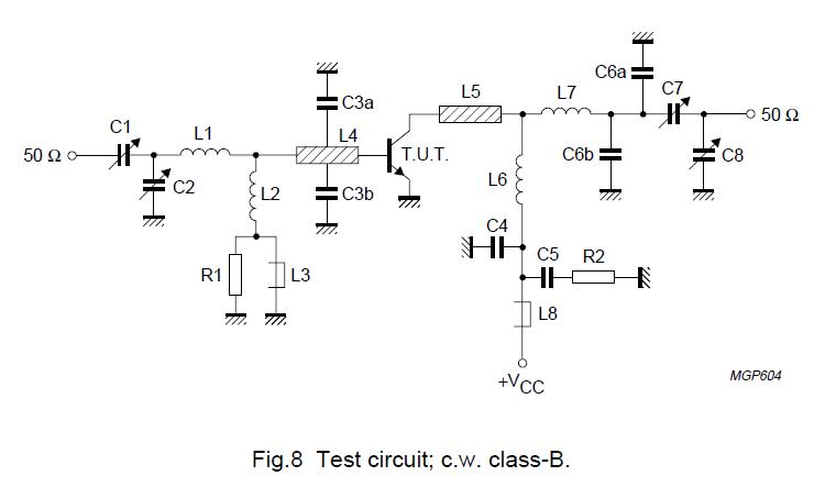 BLW86 test circuit