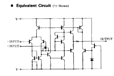 NJM4558L equivalent circuit