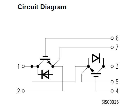 BSM200GB120DN2 Circuit Diagram