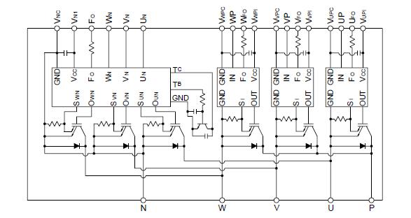 PM200CVA060 circuit