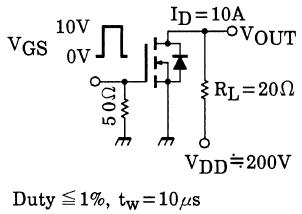 2SK2837 Switching time