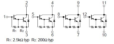 SLA4060 equivalent circuit diagram