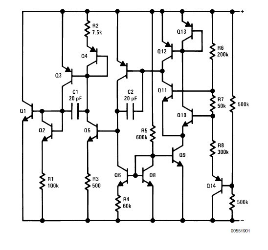 LM285M-2.5 schematic diagram