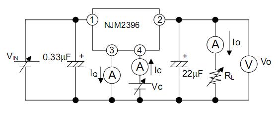 NJM2396F33 test circuit