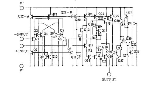 NJM3414AM equivalent circuit
