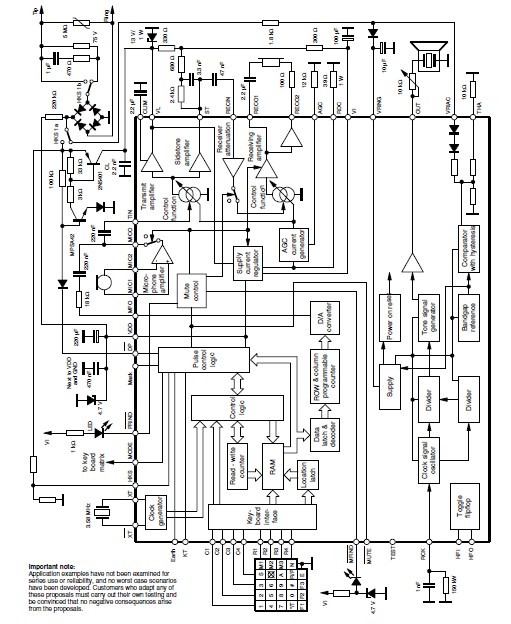 U3761MB-TV block diagram
