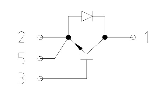 BSM400GA170DLC simplified circuit
